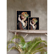 Load image into Gallery viewer, Print / Poster, 70x100cm Danish Design Art Work, Rosalil Black, Floral, VF