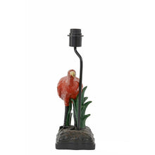 Load image into Gallery viewer, Table Lamp / Light, Crane Leaning, Burnt Red / Orange, Gold, Black