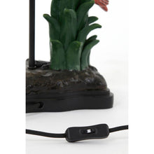 Load image into Gallery viewer, Table Lamp / Light, Crane Leaning, Burnt Red / Orange, Gold, Black