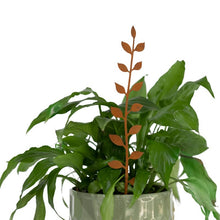 Load image into Gallery viewer, Pot Plant Flower Stakes, Rust Metal Finish, Set of 3 Spike Floral Assorted, Ornamental