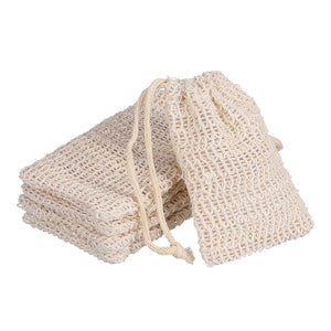 Soap Bag, Natural Sisal Exfoliating Pouch, Biodegradable, Eco-Friendly & Sustainable