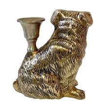 Load image into Gallery viewer, Candleholder, 'Big Dog', Bronze / Brass Finish, for Dinner Candles / Candle Sticks VF.