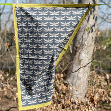 Load image into Gallery viewer, Tea Towel for Kitchen, 100% Cotton With Striking Print 'Blue Dragonfly' Print. VF