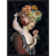 Load image into Gallery viewer, Print / Poster, 70x100cm Danish Design Art Work, Rosalil Black, Floral, VF