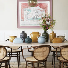 Load image into Gallery viewer, Plant Pot, Danish Glazed Pottery. Pot with Handles - Curry Colour VF