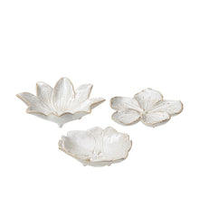 Load image into Gallery viewer, Plates, Floral Design Porcelain &#39;Off White&#39; Plates/Dish. Assorted Flower Styles.
