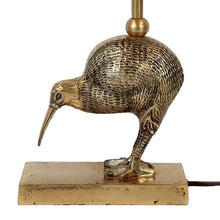 Load image into Gallery viewer, Table Lighting, Kiwi Lamp, Brass Finish with Black Velvet Shade.