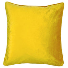 Load image into Gallery viewer, Cushion. Square Velvet, Multi Striped Coloured / Colour, with Piping. VF