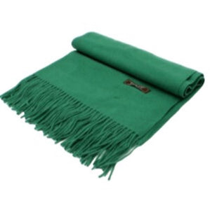 Scarf, Large, Soft Cashmere feel, Pashmina / Blanket Throw - Colourway Pine Green