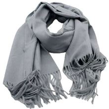 Load image into Gallery viewer, Scarf, Large, Soft Cashmere feel, Pashmina / Blanket Throw - Colourway Light Sky Blue
