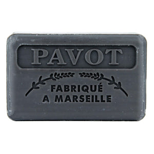 Soap, French 'Pavot' / Poppy Soap. 125g Savon de Marseille Soap Bars