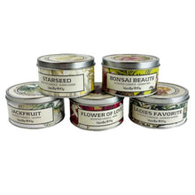 Load image into Gallery viewer, Candle, Scented, in Tin. 100% Nature Vegetable Soy Wax – 30 hours Burning Time. Musk. VF
