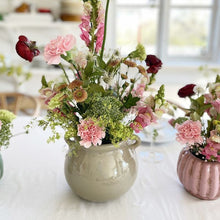 Load image into Gallery viewer, Plant Pot, Danish Glazed Pottery. Pot with Handles - Taupe Colour VF