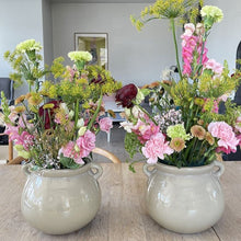 Load image into Gallery viewer, Plant Pot, Danish Glazed Pottery. Pot with Handles - Taupe Colour VF