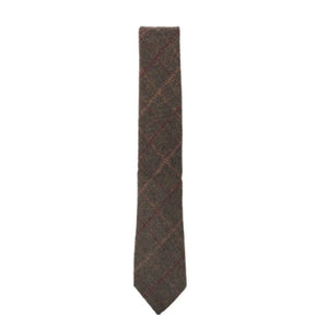 Tie, Traditional Design, Green Box Tweed