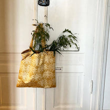 Load image into Gallery viewer, Bag, Totebag. Velour printed fabric. Flower Range. Soft & Luxurious Shopping Bag. VF