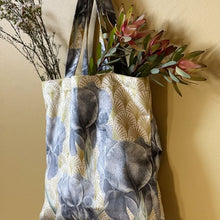 Load image into Gallery viewer, Bag, Totebag. Velour printed fabric. Flower Range. Soft & Luxurious Shopping Bag. VF