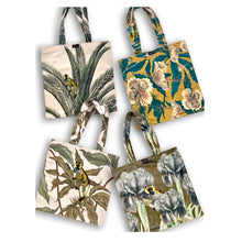 Load image into Gallery viewer, Bag, Totebag. Velour printed fabric. Monkey Range. Soft & Luxurious Shopping bag. VF