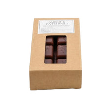 Load image into Gallery viewer, Wax Melt, Scented, Wax Melts Amber & Patchouli , Pack of 8 Cubes, Red