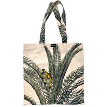 Load image into Gallery viewer, Bag, Totebag. Velour printed fabric. Monkey Range. Soft & Luxurious Shopping bag. VF