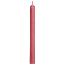 Load image into Gallery viewer, Candle, Long Dinner Candle 25cm, 11.5hrs burning time. Old Pink.