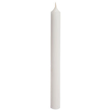 Load image into Gallery viewer, Candle, Long Dinner Candle 25cm, 11.5hrs burning time. White