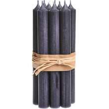 Load image into Gallery viewer, Candle, Long Dinner Candle 25cm, 11.5hrs burning time. Anthracite