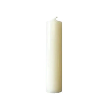 Load image into Gallery viewer, Candle, Short Dinner Candle 10cm, 4+hrs burning time. Cream.