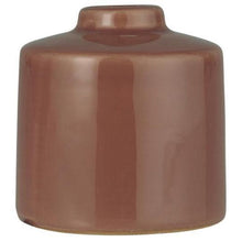 Load image into Gallery viewer, CandleHolder / Vase, Danish Ceramic with Uneven Glaze, Sunset Orange
