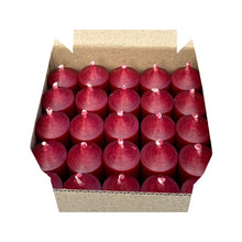 Load image into Gallery viewer, Candle, Long Dinner Candle 25cm, 11.5hrs burning time. Dark Red