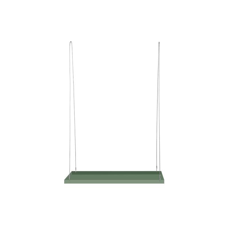 Tray for Plants, Hanging Rectangular Green Large