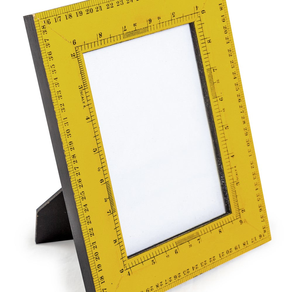 Frame for photos, Retro Yellow Ruler Design for 5x7
