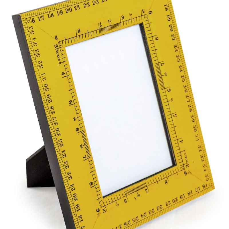 Frame for photos, Retro Yellow Ruler Design for 4x6