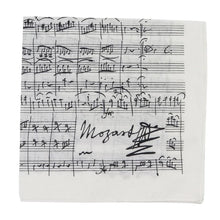 Load image into Gallery viewer, Handkerchief / Large Hanky 100% Cotton, Design: Mozart
