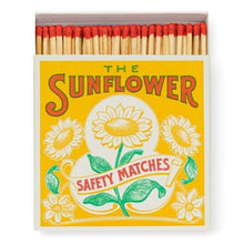 Load image into Gallery viewer, Match Box Square, Sunflower Safety Matches.