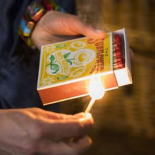 Load image into Gallery viewer, Match Box Square, Sunflower Safety Matches.