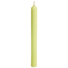 Load image into Gallery viewer, Candle, Long Dinner Candle 25cm, 11.5hrs burning time. Pastel Green