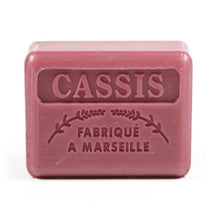 Load image into Gallery viewer, Soap, French 'Cassis' / Blackcurrant Soap. 125g Savon de Marseille Soap Bars.