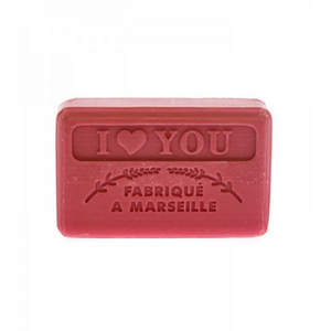Soap, French 'I Love You' 125g Savon de Marseille Soap Bars.