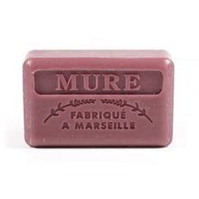 Load image into Gallery viewer, Soap, French Mure, &#39;Blackberry&#39; 125g Savon de Marseille Soap Bars.
