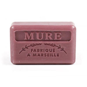 Soap, French Mure, 'Blackberry' 125g Savon de Marseille Soap Bars.
