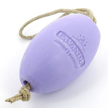 Load image into Gallery viewer, Soap, Oval Soap on Cord / Rope, Lavender 240g Savon de Marseille Soap Bars