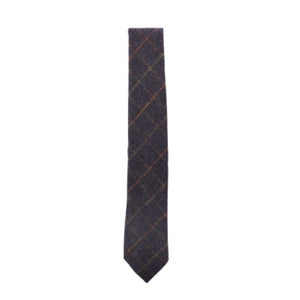 Tie, Traditional Design, Blue Box Tweed