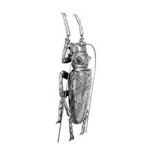 Load image into Gallery viewer, Wall Art, Large Silver Beetle Wall Decoration
