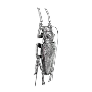 Wall Art, Large Silver Beetle Wall Decoration