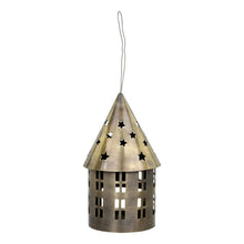 Load image into Gallery viewer, Candle House, Antique Brass Colourway, Cone Roof, Danish Designed
