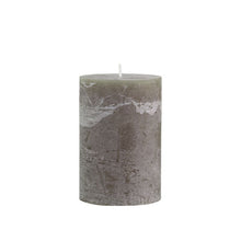 Load image into Gallery viewer, Candle, Rustic Pillar 40hrs burning time. Coffee Brown

