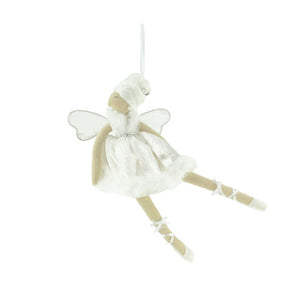 Christmas Decoration Hanging, White Ballet Angel