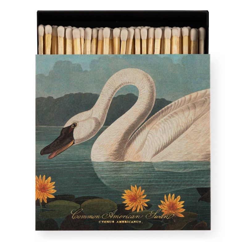 Match Box Square, Common American Swan Safety Matches.