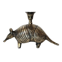 Load image into Gallery viewer, Candleholder, &#39;Armadillo, Bronze Finish, for Dinner Candles / Candle Sticks VF.

